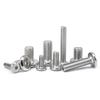 Tornillos para Muebles de Hierro Niquelado de Cabeza Delgada Hexagonales Biselados Venta al por Mayor Pernos de Rosca Maquinada de Cabeza Plana M2/M4/M6/M8/M12