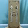 Brincos Mongóis femininos estilo étnico brincos de franja longa elementos mongóis joias de imitação de prata atacado