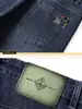 Calça jeans masculina, nova coleção primavera/outono 2026, corte reto slim-fit, acabamento lavado, adequada para uso profissional, disponível em tamanhos grandes