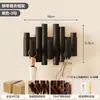 Perchero de madera maciza nórdico, perchero de pared estilo teclas de piano, gancho de pared para entrada, gancho detrás de la puerta del dormitorio, gancho de pared