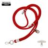 Cordón elegante de 6 mm con hebilla doble para teléfono móvil, para muñeca, corto, funda para teléfono móvil, cordón tejido, cordón para cámara/llaves, antipérdida