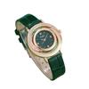 2025 Nuevo Reloj de Pulsera de Diamantes con Patrón de Serpiente para Mujer Transfronterizo Reloj de Cuarzo de Diamantes de Moda Juego de Joyería de Hojas