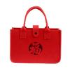 Bolsa de feltro por atacado Atividade de presente de feriado Sacola de feltro TikTok Pequeno livro vermelho mesma bolsa de feltro personalizada
