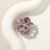 Pinza Pequeña para el Cabello con Flor Brillante de 2.5 cm Transfronteriza en Colores Morandi, Accesorio para el Lado del Cabello, Pasador, Pinza para el Cabello, Adorno para el Cabello