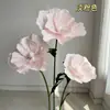 Adereços grandes para casamento, marcadores de corredor, flores de papel espuma, decorações de shopping center, arranjos de casamento, vitrines.