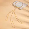 Colección de Pulseras de Brazo, Pulseras Abiertas Metálicas con Flor y Borla Transfronterizas Europeas y Americanas para Mujer, Moda Personalizada, Accesorios de Estilo Marino Sencillo