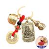 Colgante Año del Caballo Latón Tarro de las Cien Bendiciones Zhao Gongming Dios de la Riqueza Tarro de las Cien Bendiciones Latón Calabaza Doce Animales del Zodiaco Colgante para Coche Colgante