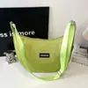 2026 Nova Bolsa Feminina Transfronteiriça Estilo Coreano High-End Cor Sólida Bolsa de Ombro Transversal Ins Cor Sólida Versátil Bolsa Bolinho