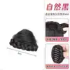 Seleção Hongxiu - Tranças de Peruca Atualizadas Presilha de Garra de Gato Coque de Cabelo Fofo Duplo Coque Acessório de Cabelo Coque de Cabelo