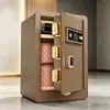 Caja Fuerte para Uso Doméstico, Pequeña Oficina, Uso Familiar, Contraseña de Huella Dactilar, No Extraíble, Empotrada, Caja Fuerte de Acero Completo 45/60