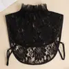 Gola Falsa Branca para Camisa de Mulher, Versátil para Combinar com Suéteres e Moletons, Gola Decorativa Multifuncional para Primavera e Outono