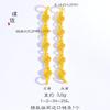 Larga duración no se decolora Vietnam Shajin rica armadura mundo nubes auspiciosas manzana geométrica cadena de dopamina accesorios DIY pulsera mujeres