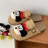 Chinelos Birkenstock Retro Cor Maillard para Mulheres Outono e Verão 2026 Solado Macio Confortável Antiderrapante para Uso Externo Calce Fácil Bico Fechado Solado Grosso