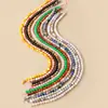 Cuentas Redondas de Cristal Pulsera Larga Semi-terminada Pulsera de Cuentas Redondas Sueltas de Ágata Cuentas Espaciadoras Cadena de Cuentas DIY Accesorios de Joyería Artículo Caliente