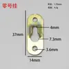 Marco de Fotos Colgante Decorativo Oculto Clavos para Cuadros Cartelera Marco para Bordado de Punto de Cruz Colgador Oculto Horizontal y Vertical Accesorios de Gancho Invisible