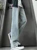 Vaqueros para hombre con vibra de calle americana 2026 nuevos de moda rectos de corte slim holgados versátiles acampanados ropa para hombre