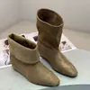 Botines Chelsea de nuevo estilo para mujer 2026 con diseño acampanado, puntera fina, efecto de realce de altura y silueta estilizada, perfectos para primavera y otoño