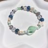Pulseira de Contas de Cerâmica Estrela Concha Estilo Resort para Mulheres, Pulseira Exquisita de Nicho de Luxo Leve, Pulseira de Festa Estudantil de Alto Nível