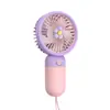 Ventilador Pequeño de Mano, Mini Ventilador Portátil Recargable para Oficina, Ventilador de Escritorio Silencioso USB para Residencias Estudiantiles