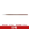 Material de pintura Zhongsheng lana de nylon pintura al óleo Pluma de línea Gou al por mayor Pluma especial para línea Gou de Arte 700 Borde/trazo Gou