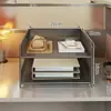 Organizador de archivos para escritorio de oficina, estantería de pie de varios niveles, estante de almacenamiento de pie para documentos y archivos, con ruedas para facilitar el movimiento