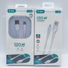 Totalmente Compatível com Cabo de Dados de Carregamento Rápido de 120W, Cabo de Carregamento Rápido de Alta Elasticidade, Adequado para Cabo de Dados de Telefone Celular Apple, Huawei, Oppo