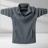 Comércio Exterior Americano M-8XL Tamanho Plus Jaqueta de Inverno Solta Espessada Pai de Meia-idade Jaqueta Quente de Lã