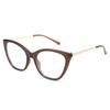 Nerd Sem Maquiagem Gatinho Estiloso Miopia Luz Azul Retrô High-End Cool Versátil Moda Óculos de Grau Plano