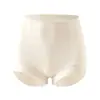 Pantalones Moldeadores de Cintura Alta con Control de Abdomen para Mujer Levanta Glúteos 7A Seda de Morera Antibacterianos Sin Costuras Pantalones de Seguridad Ropa Interior Tres en Uno