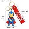 2025 Marvel Vengadores Superhéroe Llavero Colgante Iron Man Figura Familiar Accesorios Pequeño Regalo