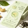 Pegatina autoadhesiva de color verde suave, utilizada para el empaque de cajas de repostería, impermeable y antifalsificación, hecha de material de vinilo, elegante