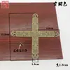 Puerta de mueble de esquina de madera imitación china T-shaped door pieza de esquina de ángulo recto flor de esquina protector de esquina de cobre protector de esquina herrajes