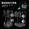 Aquário Alimentador Pequeno para Peixes, Dispensador de Comida para Peixes, Anel Alimentador Anti-Espalhamento, Anel Alimentador Transparente de Acrílico Afundável