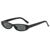 Gafas de Sol con Montura Pequeña Estilo Ojo de Gato de Personalidad Moda Europea y Americana para Mujer, Nuevas Gafas de Sol de Montura Estrecha Transfronterizas Estilo Chica Popular Color Caramelo con Protección Solar