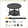 Estufa para preparar té y asar a la parrilla, el más vendido transfronterizo, juego completo de electrodomésticos para el hogar, mesa de reunión integrada, parrilla para barbacoa de invierno