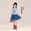 Conjunto de Ropa Infantil Tutu Elefantito para Niñas Conjunto de Dos Piezas Camiseta sin Mangas y Falda Floral Nuevo Estilo Verano 2026