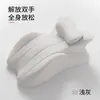 Almohada Reposacabezas de Espuma Viscoelástica para Cama, Soporte para Cintura y Cuello, Adecuada para Parejas, Herramienta para Aumentar la Altura al Dormir Boca Abajo y Almohada Especial para Usar el Teléfono Móvil