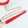YSF Productos para Adultos Collar Cuello Venta al por Mayor Juguete de Cuero Correa Negra Ropa de Flirteo Sexual SM Portátil