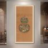 Vaso Cabaça Pendurado Pintura Nova Entrada Estilo Chinês Pintura Decorativa Fu Lu Jixiang Imagem Sala de Estar Corredor Pintura de Parede