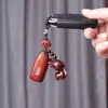 Llavero de Coche de Ciervo de Gama Alta Premium, Seguro y Propicio, para Hombres y Mujeres, Lanyard Llavero de Buena Suerte