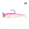 Isca Artificial Transfronteiriça 6cm 6g Herring Cauda em T Isca Biônica Anzol Único Peixe de Chumbo com Cauda em T Isca Macia Submersível de PVC