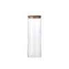Tanque de almacenamiento sellado simple de vidrio de borosilicato de alta calidad, tamaño múltiple, tanque de almacenamiento de granos para cocina, tanque de almacenamiento doméstico de alto valor de color