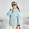 Jaqueta infantil para atividades ao ar livre outono e inverno roupa pai e filho nova roupa infantil meninos meninas roupas alunos do ensino fundamental jaqueta com forro de fleece crianças mais velhas
