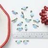 Cinta de Poliéster con Adornos de Hojas, Accesorios para el Cabello de Rosa, Accesorios de Moño, Decoraciones para Manualidades, Pequeñas Decoraciones de Flores, Accesorios para Ropa y Cabello, Decoraciones para Lencería