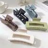 Pinzas para el Cabello de Plástico ABS de Venta Caliente, Pasadores Cuadrados Grandes, Accesorios de Pinza Base para DIY, Piezas en Blanco Base de Pinza de Tiburón sin Terminar al por Mayor