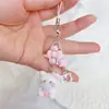 Original Nuevo Hello Kitty Bolsa Colgante Lindo Dibujo Animado Gato Llavero Colgante Corazón de Niña Colgante para Bolso Mayoreo