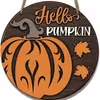 Decoraciones para Colgar, Nuevos Productos Transfronterizos, Decoraciones de Madera para Ambiente de Fiesta de Halloween, Decoraciones para Hogar, Jardín, Vestíbulo, Letreros para Colgar, Venta al por Mayor de Fábrica