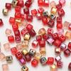 INS vento novo cristal açúcar contas de vidro cor 3-8MM contas soltas DIY acessórios acessórios de corrente de telefone móvel