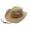 Nuevo Sombrero de Paja Panama con Lentejuelas a Prueba de Viento Protección Solar para Mujeres Viajando a la Costa Sombrero de Paja Plegable