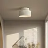 Lámpara de Techo Estilo Nórdico Estilo Crema Luz de Pasillo Luz de Pasillo Luz Moderna Simple para Dormitorio Vestidor Balcón Pasillo Lámpara de Techo